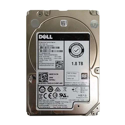 5YHGJ Dell 1.8TB 12Gb/s SAS 10000 2.5-Inch Hard Drive