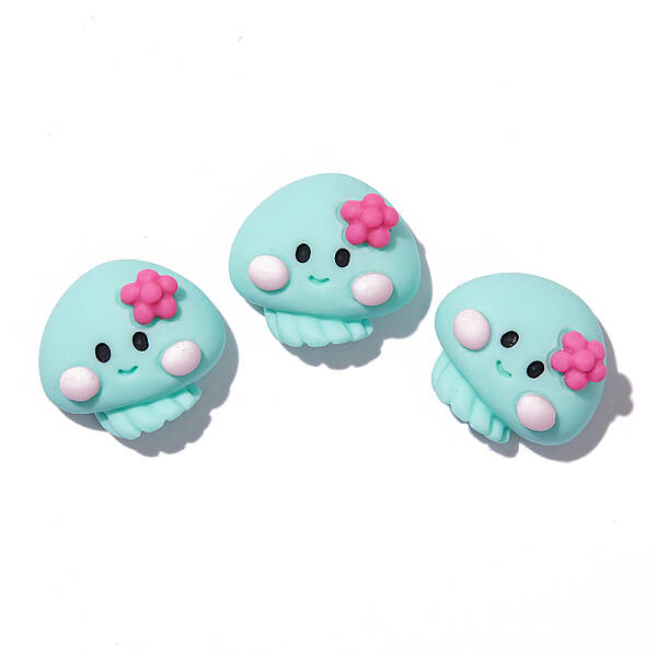Ocean Theme Opaque Resin Cabochons