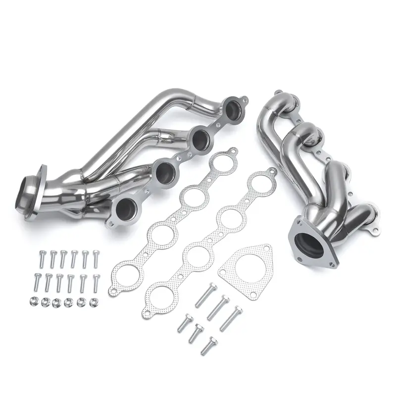 Exhaust Manifold Headers For 2002-2016 Chevy Silverado 1500 2500HD 4.8L 5.3L 6.0L
