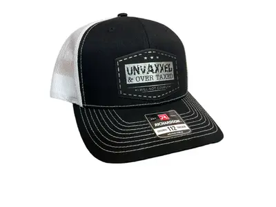 UNVAXXED & Over Taxed™ Richardson 112 Trucker Hat with Premium Patch