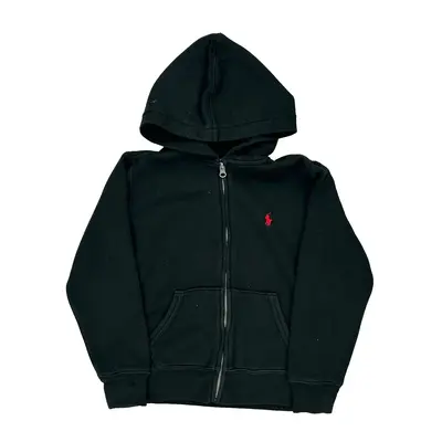 Age 6-7 Polo By Ralph Lauren Hoodie - Small Black Cotton Blend