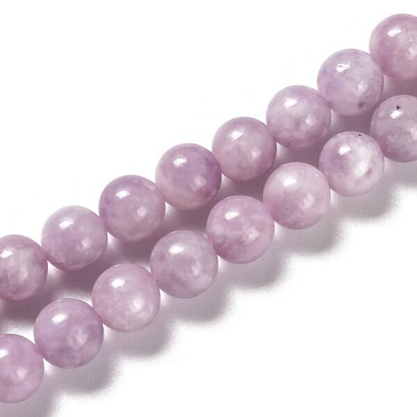 Natural Lepidolite Beads Strands