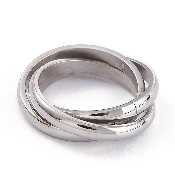 Unisex 304 Stainless Steel Finger Rings