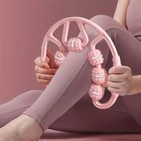 Comfortable Seven-wheel 360 Degree Roller Leg Massager, 1 Count Manual Muscle Relaxation & Improved Blood Circulation Tool, M...