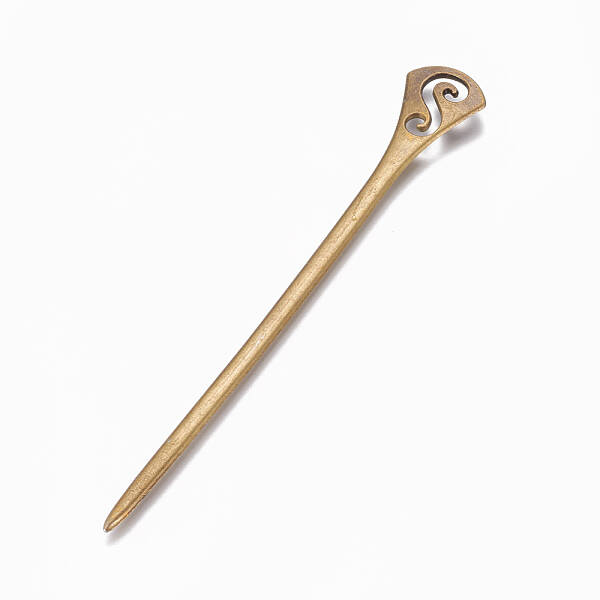 Tibetan Style Alloy Hair Stick Findings