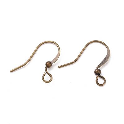 Antique Bronze Brass Earring Hooks Ear Wire Hooks