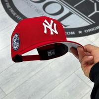 New Era NY Yankess 9FORTY Embroidered 100% Cotton Trucker Hat with Adjustable Metal Buckle Back Closure, Lightweight & Durabl...