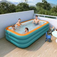 Inflatable Swimming Pool, Foldable Large Family Swimming Pool, Easy to Storage, Outdoor Swimming Pool for Home Garden