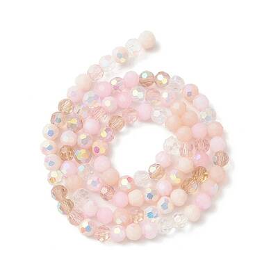 Electroplate Glass Beads Strands