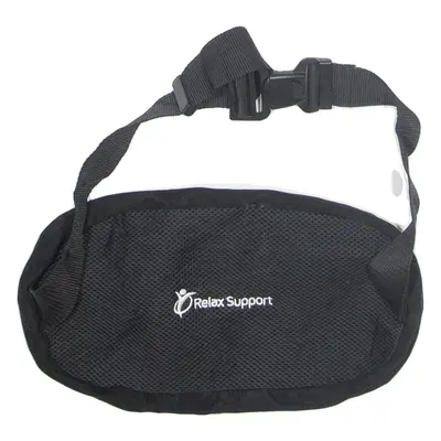 RELAX SUPPORT Womens Bum Bag Black 90s