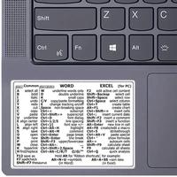 Word & Excel Shortcut Sticker for Fall, Laptop Keyboard Decal for Office Home, Laptop Keyboard Shortcut Stickers, DIY Decora...
