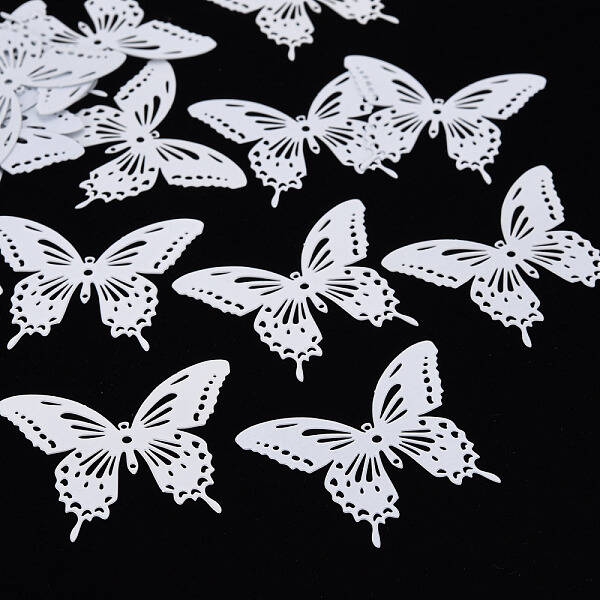 Spray Painted 430 Stainless Steel Filigree Joiners Links