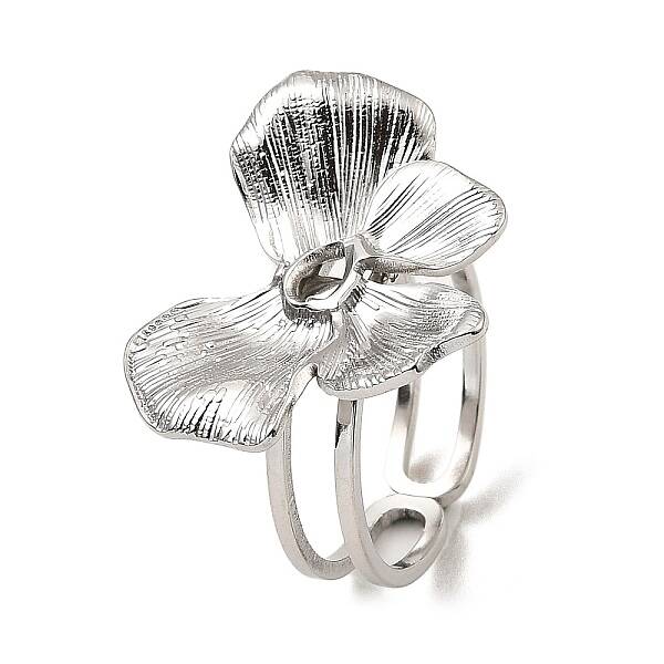 Non-Tarnish 304 Stainless Steel Open Cuff Rings