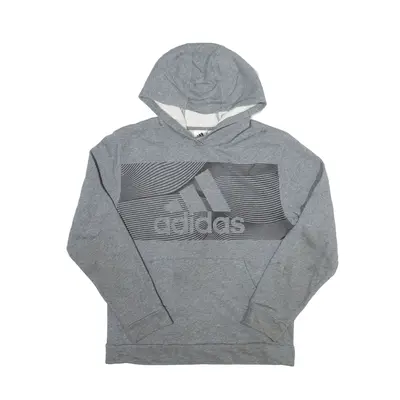 ADIDAS 2021 Hoodie Grey Pullover Boys XL