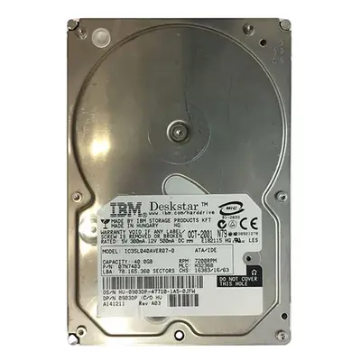 903DP Dell 40GB 7200RPM ATA-100 2MB Cache 3.5-Inch Hard Drive