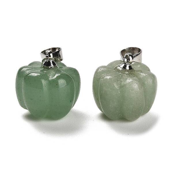 Natural Green Aventurine Pumpkin Charms