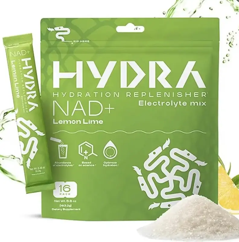 Hydra Electrolyte Powder Packets Key Nutrients - Sports Hydration Drink with Vitamins & Electrolytes - Hangover Recovery - NA...