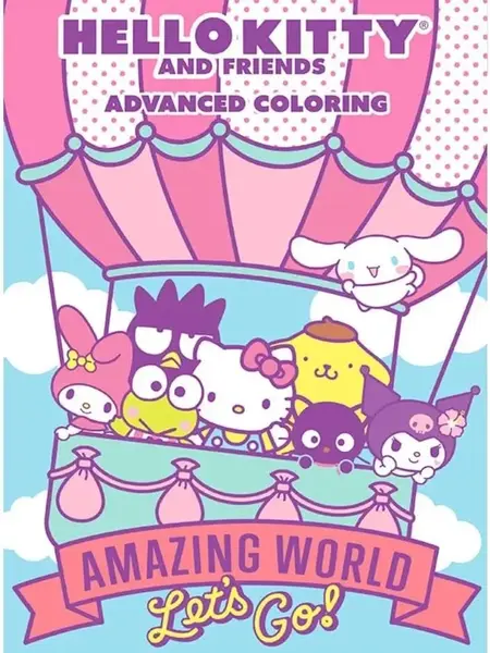 Hello Kitty and Friends Advanced Coloring Book (Amazing World Let's Go)