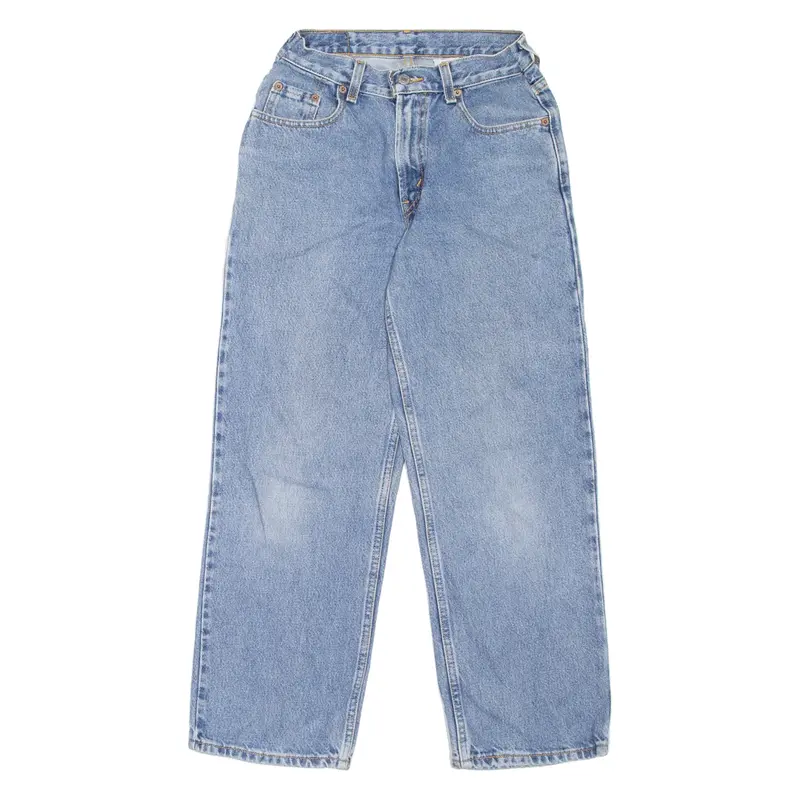 LEVI'S 550 Jeans Boys Blue Relaxed Straight W24 L26