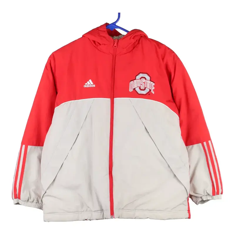 Age 10-12 Ohio State Adidas College Jacket - Large Block Colour Polyester