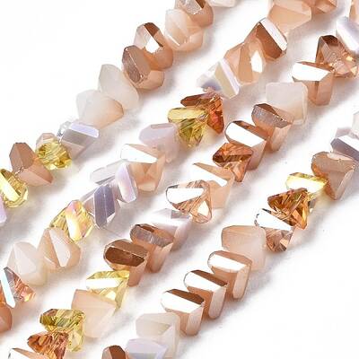 Electroplate Glass Beads Strands