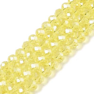 Electroplate Glass Beads Strands