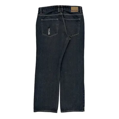 Ecko Unltd Baggy Jeans - 34W 29L Dark Wash Cotton Blend