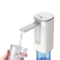 Water Dispenser Pump(1pc), Portable Smart Water Bottle Dispenser Pump, for Universal 3-5 Gallon Bottles, with Digital Display...
