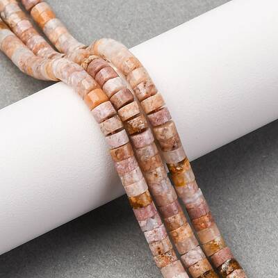 Natural Cherry Blossom Agate Beads Strands
