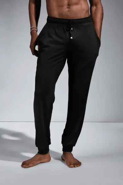 PEACE PANTS - COTTON | Color: black | Size: L