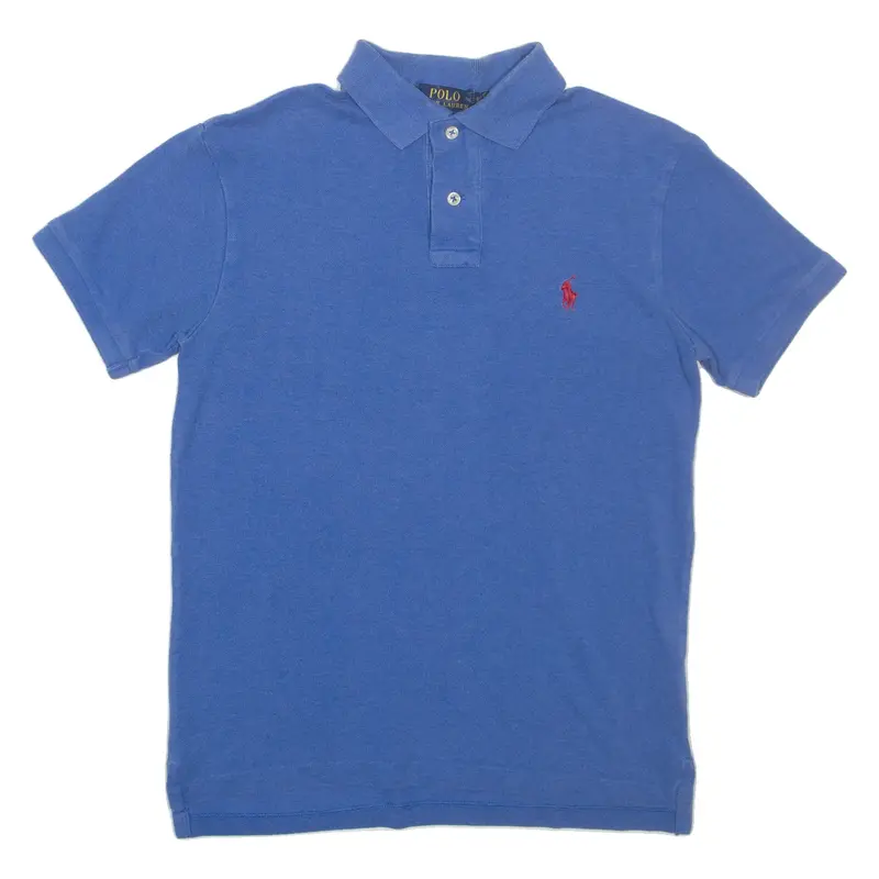 POLO RALPH LAUREN Slim Fit Mens Polo Shirt Blue S