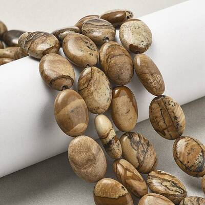 Natural Picture Jasper Beads Strands