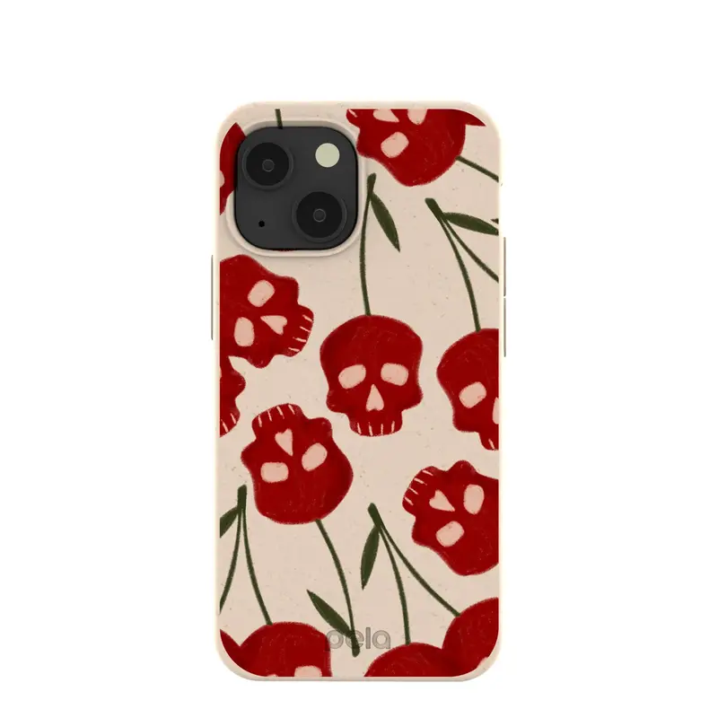 Seashell Scary Cherry iPhone 13 Mini Case
