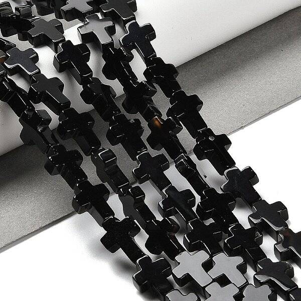 Natural Black Agate(Dyed & Heated) Beads Strands