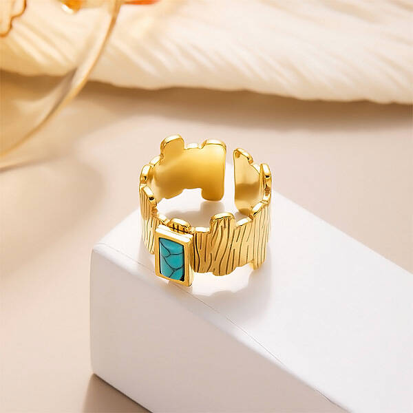 304 Stainless Steel Adjustable Open Cuff Rings