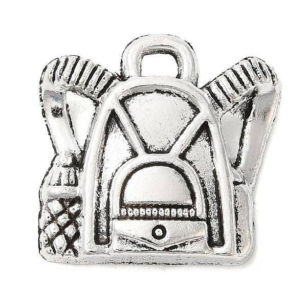 Tibetan Style Zinc Alloy Bag Pendants