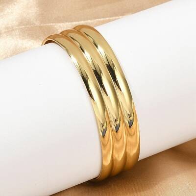 304 Stainless Steel Cuff Bangles for Women