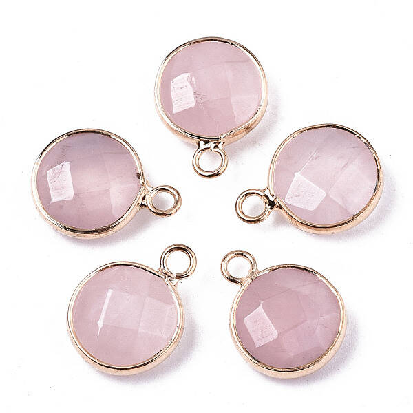 Natural Rose Quartz Pendants