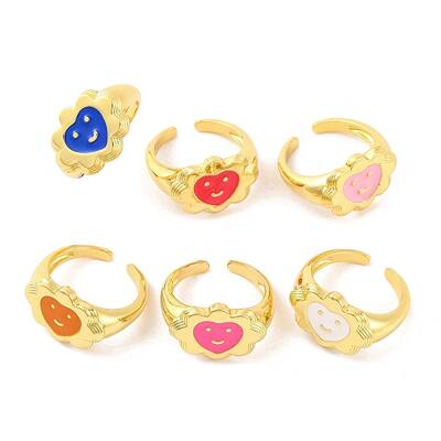 Brass Open Cuff Rings