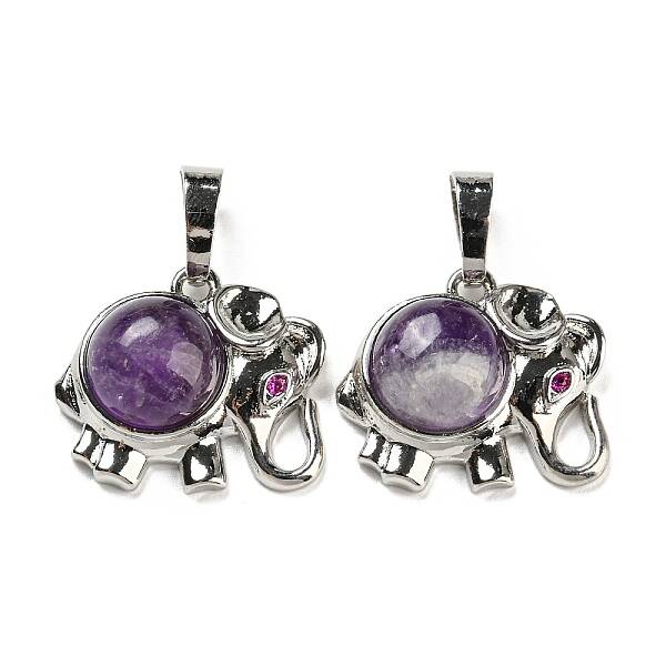 Natural Amethyst Pendants