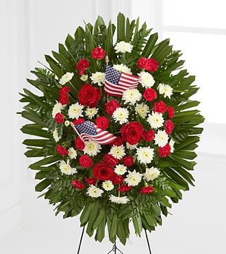 FTD Soldier Salute Standing Spray