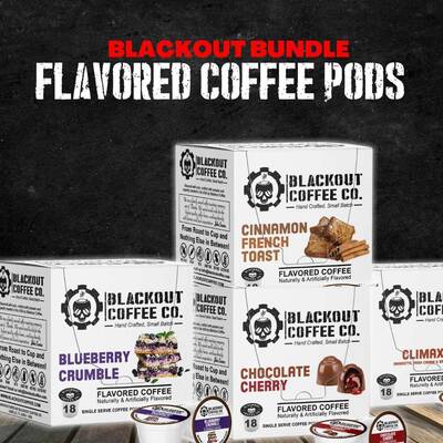 FLAVORED COFFEE POD BUNDLE 72CT