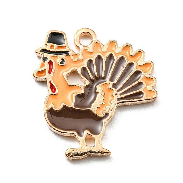Thanksgiving Day Alloy Enamel Pendants