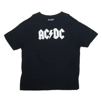 ACDC Mens Band T-Shirt Black 2XL