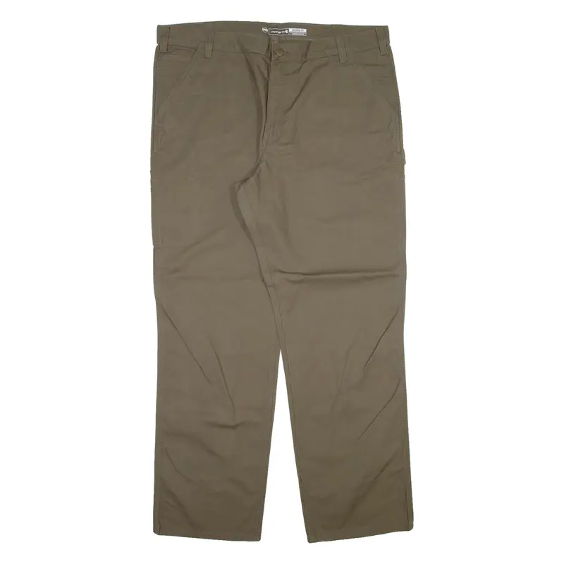 CARHARTT Carpenter Workwear Mens Trousers Grey Relaxed Straight W42 L34
