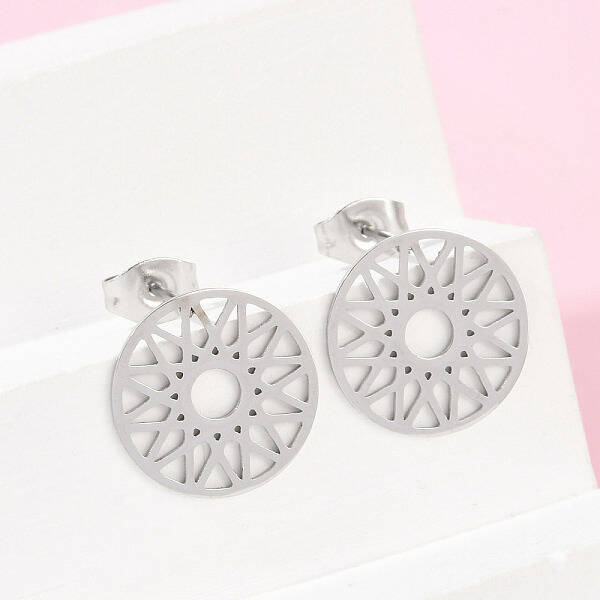 304 Stainless Steel Stud Earrings for Women
