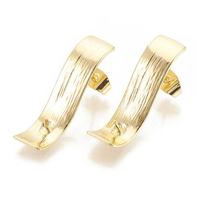 Brass Stud Earring Findings