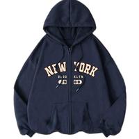 Plus Size Zipper Jacket - Women's Casual Pullover with \