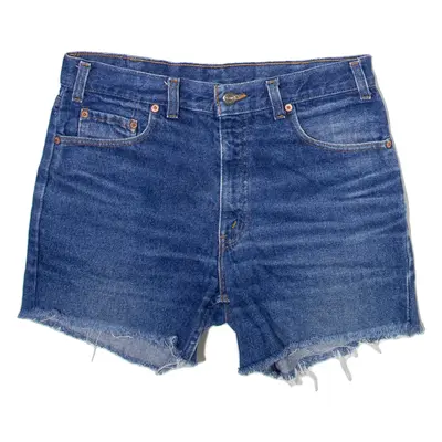 LEVI'S Orange Tab Mens Denim Shorts Blue M W32