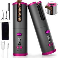 Portable Cordless Automatic Curling Iron, Adjustable Heating Temperature, Suitable for Home and Travel Use